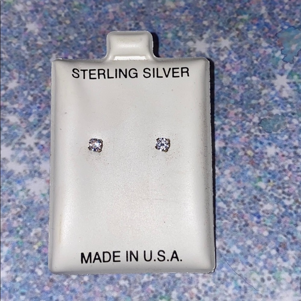 Fashion earrings sterling silver hypoallergenic